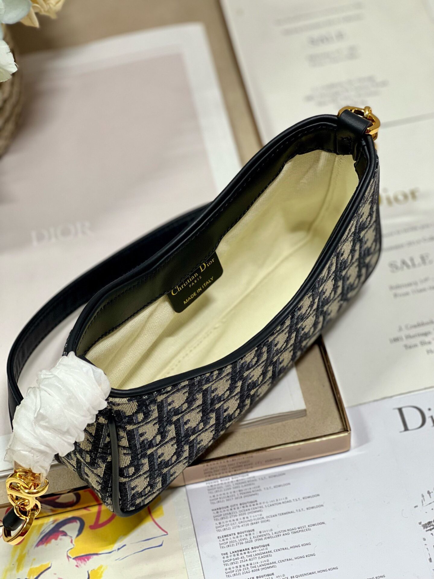 Túi Nữ Dior Mini 30 Montaigne DCosy Bag Blue S2169UTZQM928  LUXITY