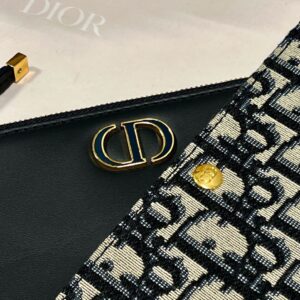 Túi Xách Nữ Dior 30 Montaigne Hobo Avenue Mini Bag Blue Oblique 21x13x5cm (1)