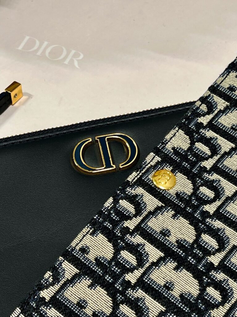 Túi Xách Nữ Dior 30 Montaigne Hobo Avenue Mini Bag Blue Oblique 21x13x5cm (1)