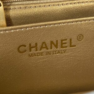 Túi Xách Nữ Hàng Hiệu Chanel Classic Charm Màu Xám Siêu Cấp 20cm (3)