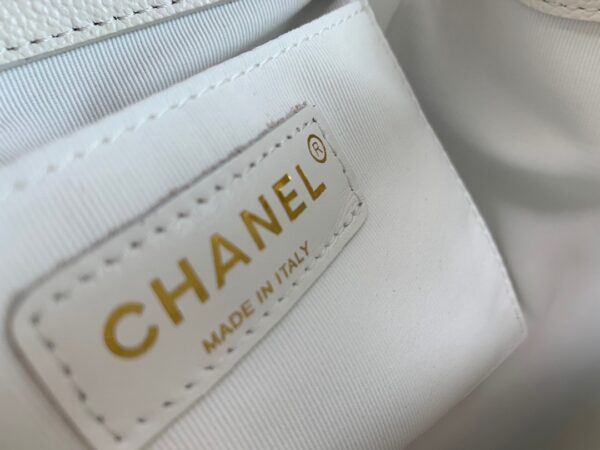 Balo Chanel Nữ Màu Trắng Mini Siêu Cấp 20.5x20x11 (2)