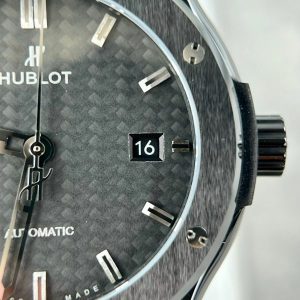 Đồng Hồ Hublot Classic Fusion Ceramic Mặt Carbon Rep 11 JJZ 42mm (11)