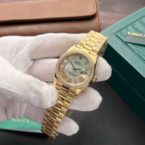 Đồng Hồ Rolex DateJust Mother Of Pearl Replica 11 Dây Đeo Oyster 36mm (1)