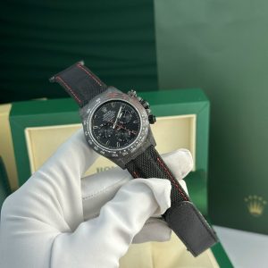 Đồng Hồ Rolex Daytona Diw Replica 11 Full Carbon Màu Đen NOOB Factory (2)