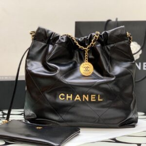 Túi Chanel 22 Shopping Nữ Màu Đen Siêu Cấp 35cm (2)