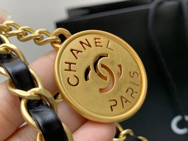 Túi Chanel 22 Shopping Nữ Màu Đen Siêu Cấp 35cm (4)
