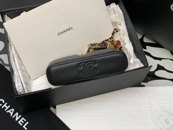 Túi Chanel Mini Nữ Màu Đen Siêu Cấp 17cm (3)