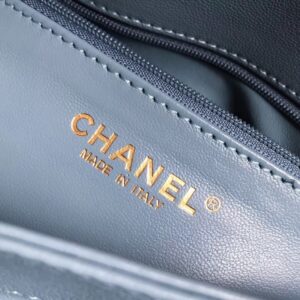Túi Chanel Trendy Da Bóng Màu Xanh Dương Siêu Cấp 25cm (2)