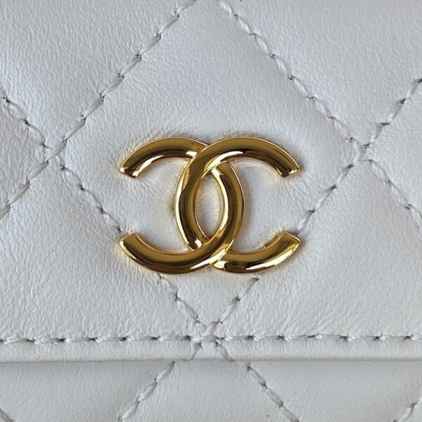 Túi Chanel Vanity Mini Nữ Siêu Cấp Màu Trắng 9 (2)