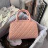 Túi Chanel Vintage Siêu Cấp Nữ Màu Hồng 25x14x9cm (1)