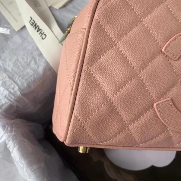 Túi Chanel Vintage Siêu Cấp Nữ Màu Hồng 25x14x9cm (1)