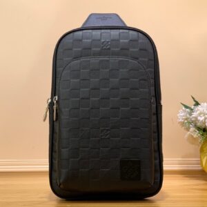Túi Đeo Chéo Louis Vuitton Avenue Nam Màu Đen Siêu Cấp 20x31x7cm (4)