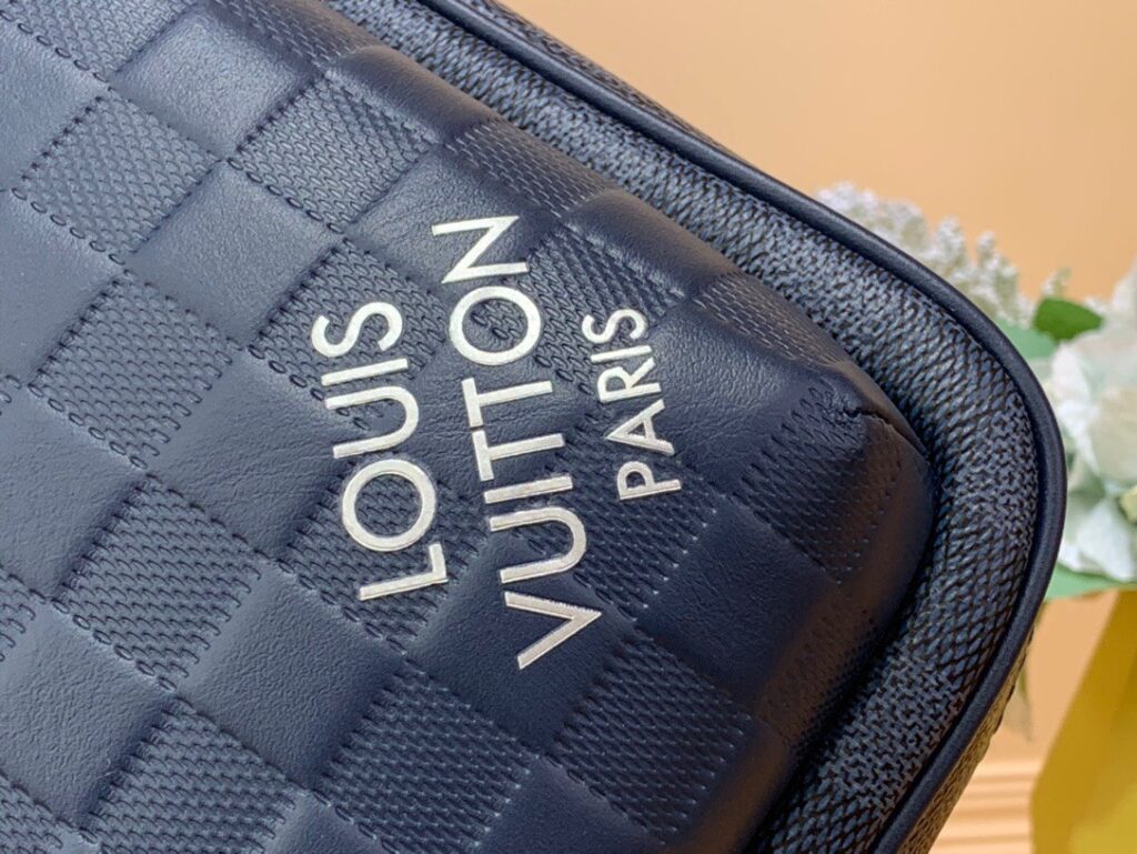 Túi Đeo Chéo Louis Vuitton Avenue Nam Màu Xanh Siêu Cấp 20x31x7cm (1)