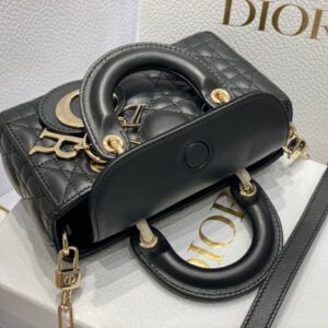 Túi Dior D-Joy Mini Màu Đen Siêu Cấp Quai Da (8)