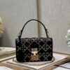 Túi Dior DiorAddict Siêu Cấp Màu Đen Khóa Mạ Vàng (8)