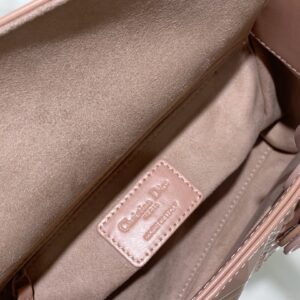 Túi Dior Lady Siêu Cấp Họa Tiết Kim Cương Nữ Màu Hồng 20cm (2)