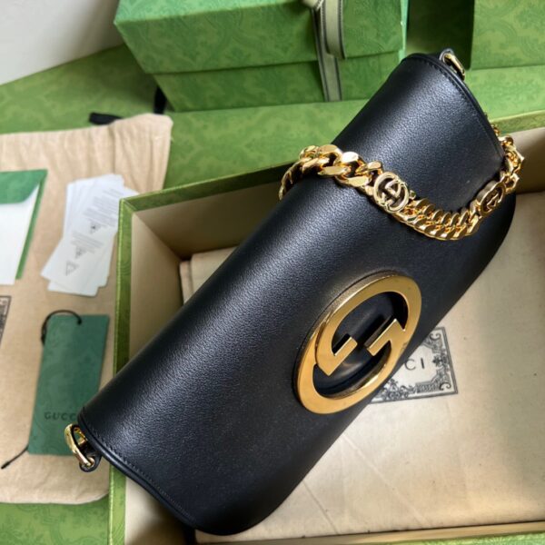 Túi Gucci Blondie Siêu Cấp Nữ Màu Đen 28x16x4cm (2)