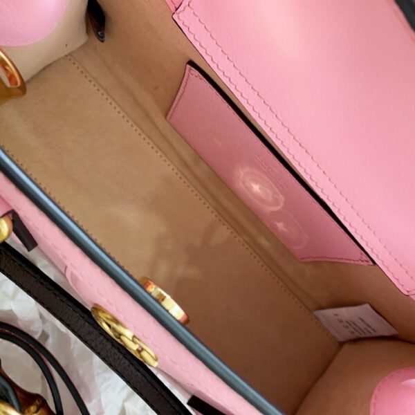 Túi Gucci Diana Mini Siêu Cấp Màu Hồng 25x16x9cm (2)