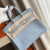 Túi Hermes Birkin Da Cá Sấu Khâu Tay Siêu Cấp 25cm (2)