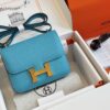 Túi Hermes Constance Like Auth Nữ Màu Xanh 19cm (2)