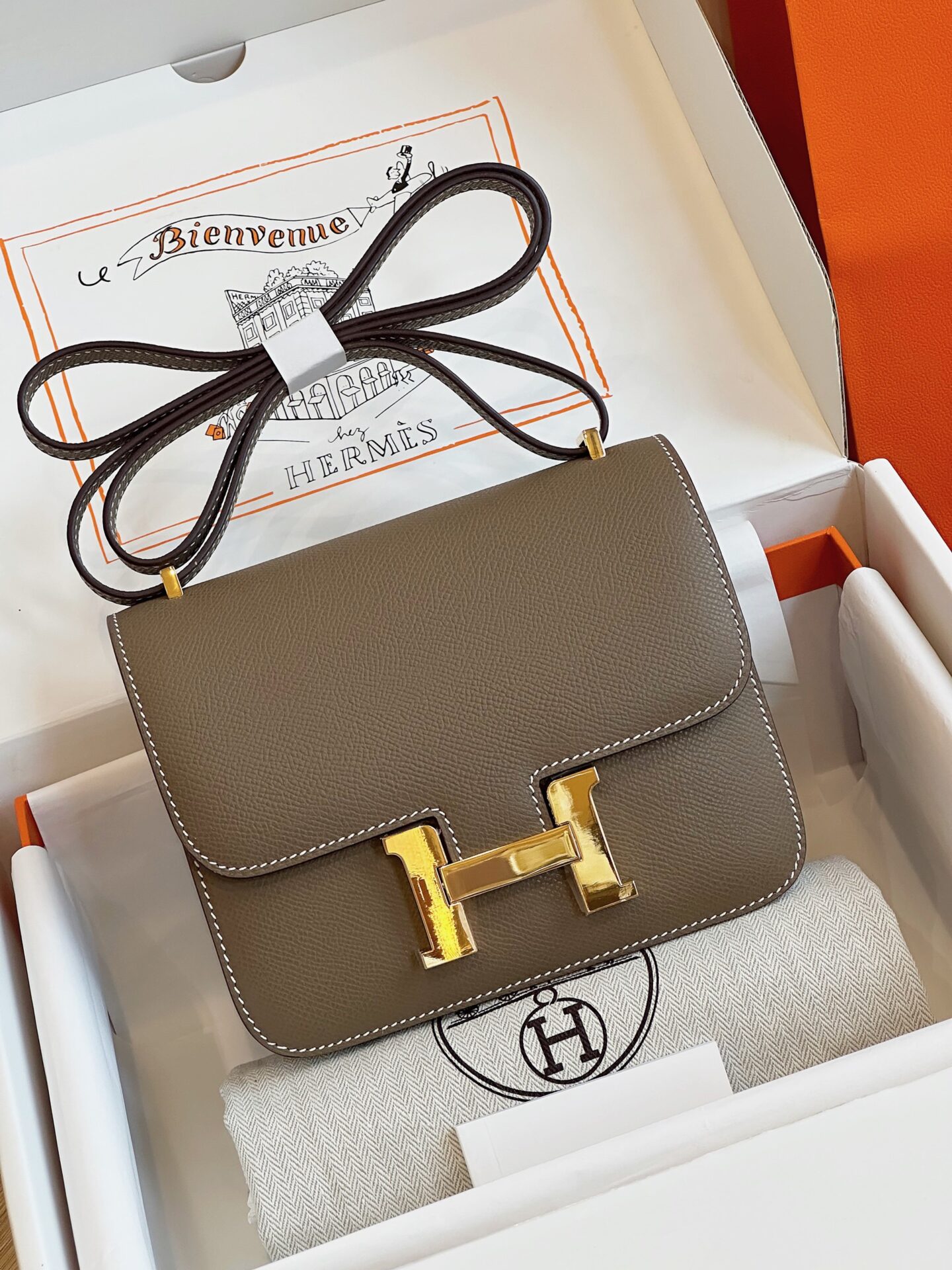Túi Hermes Constance Siêu Cấp Nữ Dây Đeo Chéo 19cm - DWatch Luxury