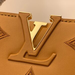 Túi Louis Vuitton Capuchines BB Màu Cam Đất Họa Tiết Siêu Cấp (10)