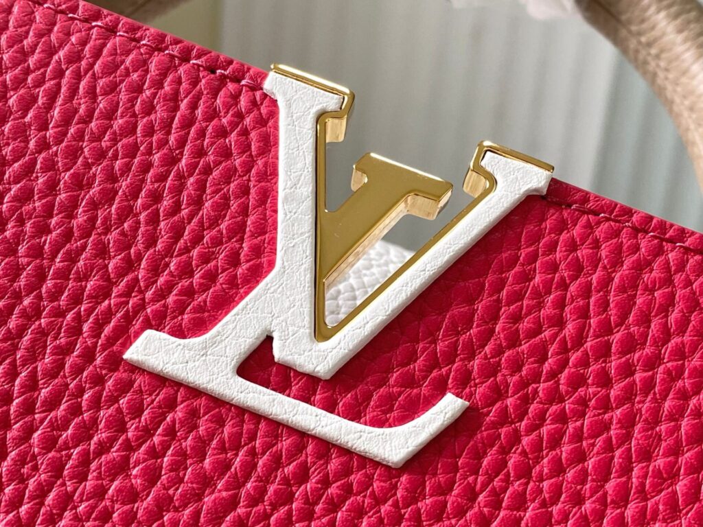Túi Louis Vuitton LV Capucines BB Siêu Cấp Màu Đỏ 27x18x9cm (2)