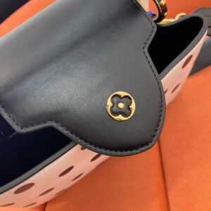 Túi Louis Vuitton LV Capucines Họa Tiết Chấm Bi Siêu Cấp 27x21x10cm (1)