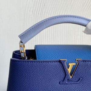 Túi Louis Vuitton LV Capucines Nữ Màu Xanh Siêu Cấp 27x21x10cm (2)