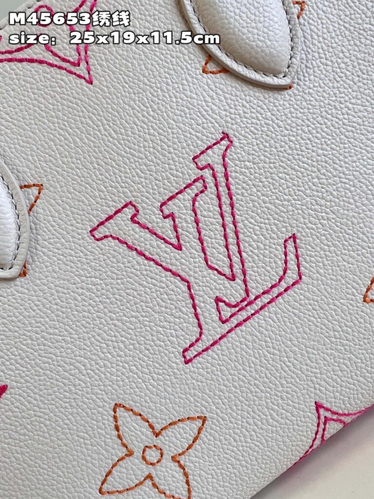 Túi Louis Vuitton LV On The Go Siêu Cấp Màu Trắng 25cm (2)