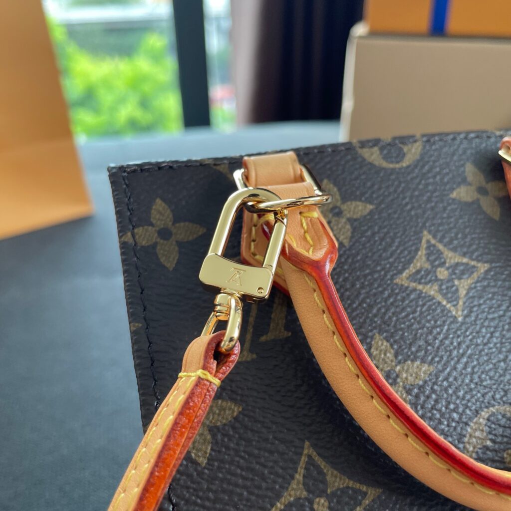 Túi Louis Vuitton LV Petit Sacplat Họa Tiết Mono Siêu Cấp 17x14cm (2)