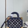 Túi Louis Vuitton LV Petite Valise Trunk Màu Xanh Siêu Cấp 22.5x14.5x11 (2)