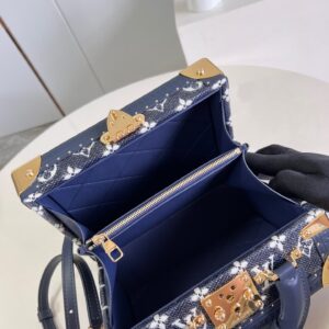 Túi Louis Vuitton LV Petite Valise Trunk Màu Xanh Siêu Cấp 22.5x14.5x11 (2)