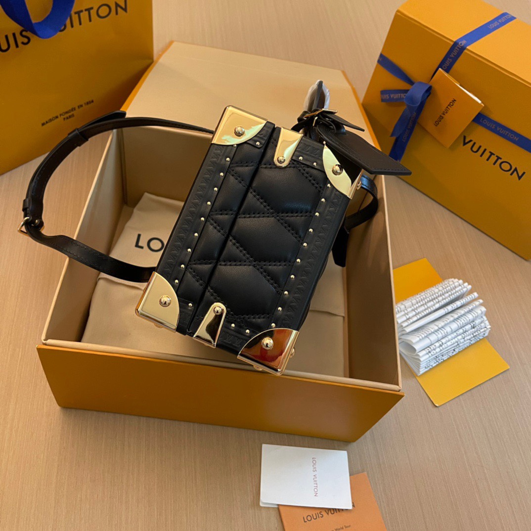 Túi Louis Vuitton LV Petite Valise Trunk Siêu Cấp Dạng Hộp 22.5x14.5x11.5cm  - DWatch Luxury