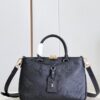 Túi Louis Vuitton LV Trianon Empreinte Like Auth Màu Đen 28x18cm (2)