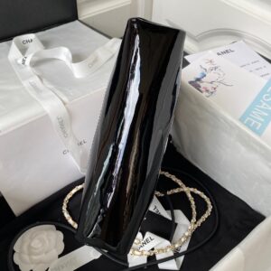 Túi Xách Chanel 31 Bag Siêu Cấp Da Bóng Đen Trắng (2)