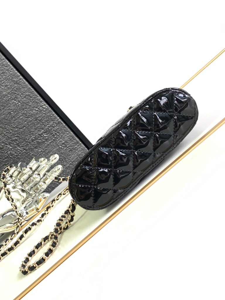 Túi Xách Chanel Alma Mini Màu Đen Da Bóng Siêu Cấp 12 (1)