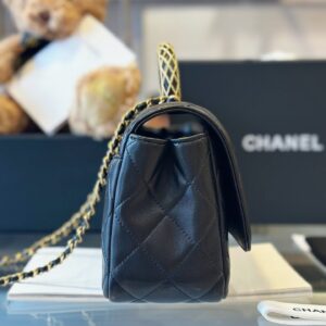 Túi Xách Chanel Coco Mini Handle Bag MÀu đen