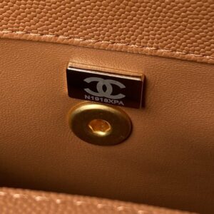 Túi Xách Chanel Coco Siêu Cấp Màu Cam Đất (1)