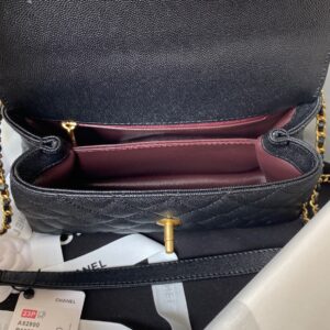 Túi Xách Chanel Coco Siêu Cấp Màu Đen (4)