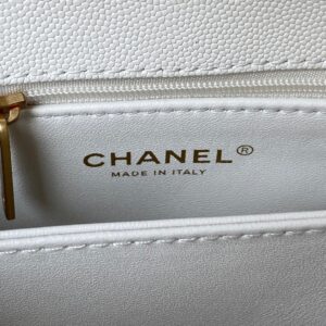 Túi Xách Chanel Coco Siêu Cấp Màu Trắng (2)