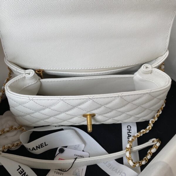 Túi Xách Chanel Coco Siêu Cấp Màu Trắng (2)