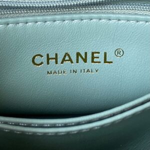 Túi Xách Chanel Coco Siêu Cấp Màu Xanh Pastel (4)