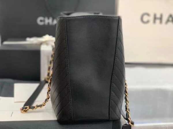 Túi Xách Chanel Shopping Bag Siêu Cấp Màu Đen (9)