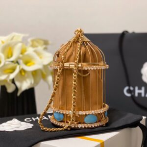 Túi Xách Chanel Siêu Cấp Hình Lồng Chim Like Auth 11 (1)