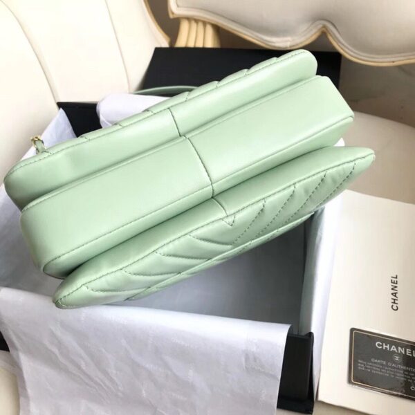 Túi Xách Chanel Trendy Siêu Cấp Da Bóng Màu Xanh 25cm (2)