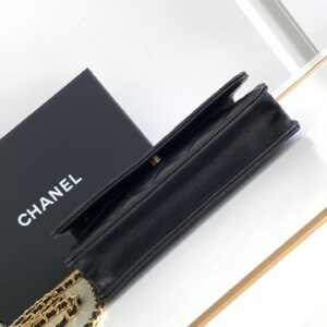 Túi Xách Chanel Woc Màu Đen Da Mịn Siêu Cấp 19cm (1)