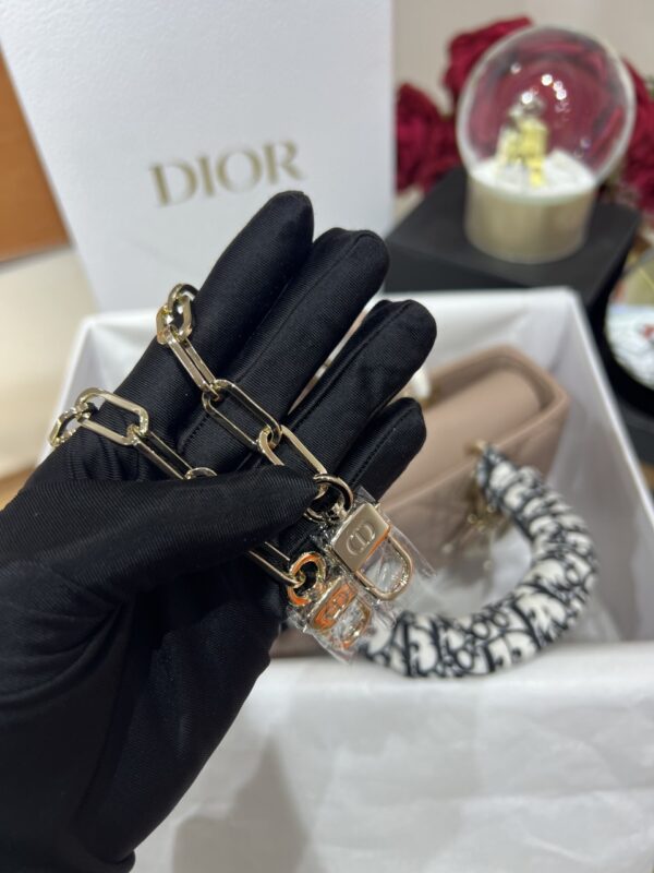Túi Xách Dior D-Joy Siêu Cấp Da Mịn Kèm Khăn 24cm (6)
