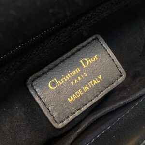 Túi Xách Dior Lady Utral Matte Bags Màu Đen Siêu Cấp 20mm (1)