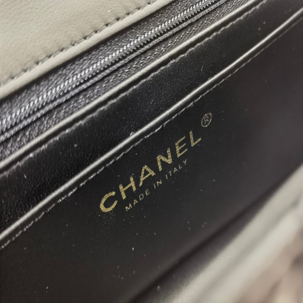 Túi Xách Hàng Hiệu Chanel Handle Siêu Cấp Màu Đen 20cm (1)
